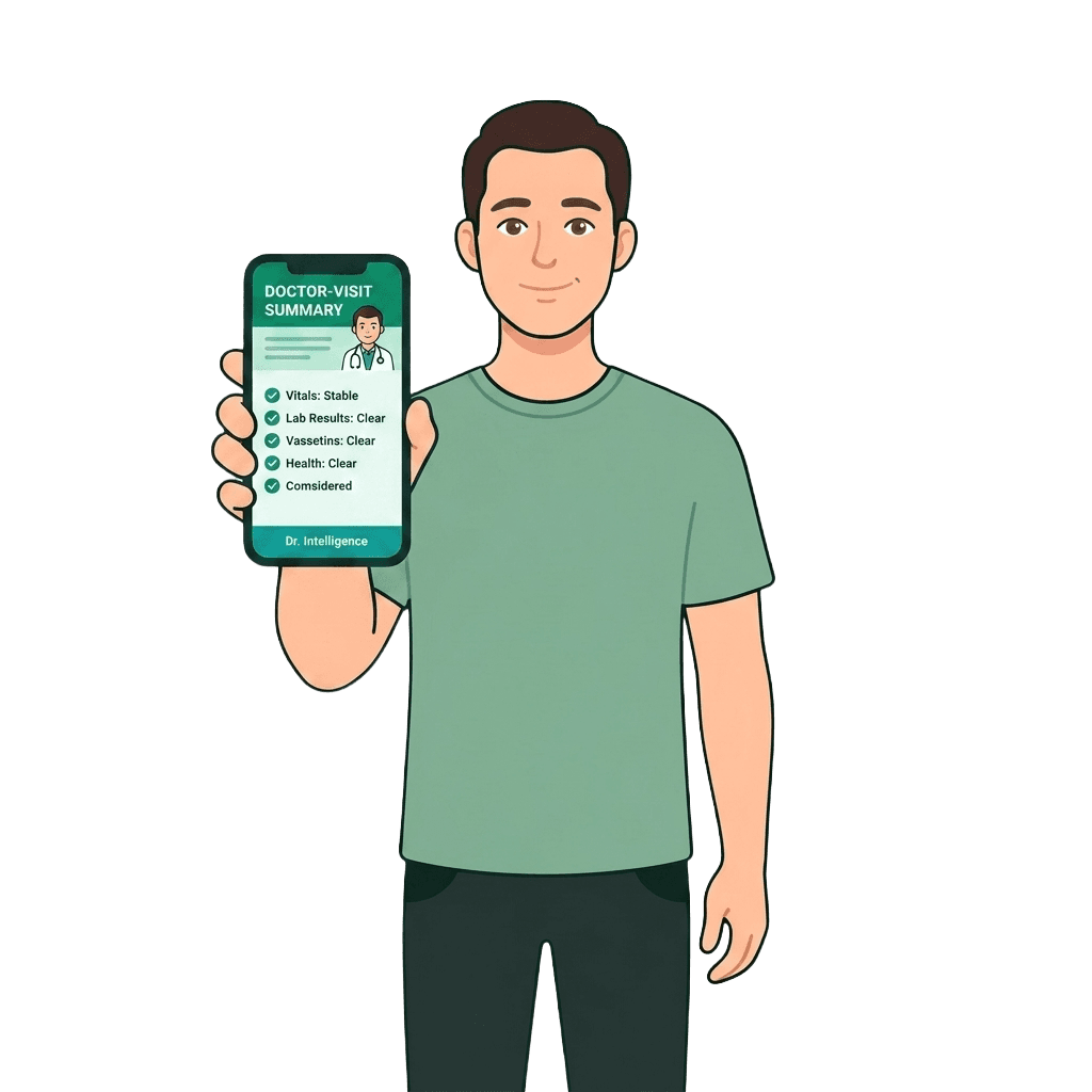 Prepare a doctor-visit summary